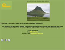 Tablet Screenshot of escapadas.com